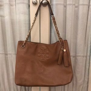 Tory Burch Thea Chain Shoulder Slouchy Tote